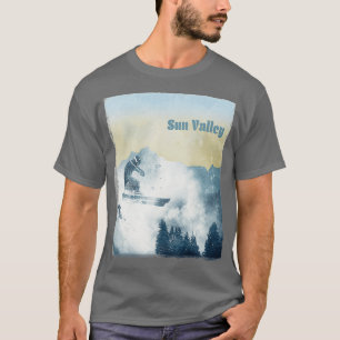 T-shirt Retro Sun Valley Skiing Fan Gift