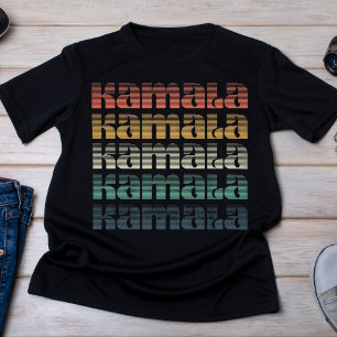T-shirt Retro Sunset Gradient Kamala 2024