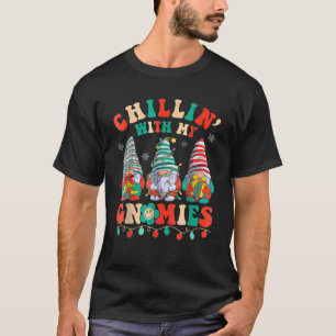 T-shirt Retro Super Chillin' Avec Mes Gnomies Drôle Gnomie