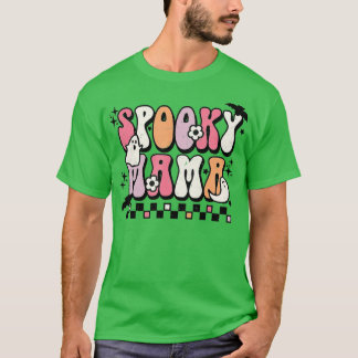 T-shirt Rétro Super Éffrayant Mama Automne Halloween Thank