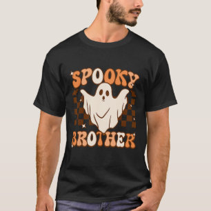 T-shirt Retro Super Fantôme Éffrayant Frère Costume Corres