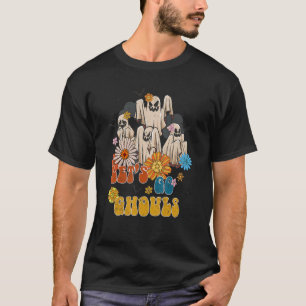 T-shirt Retro Super Go Ghouls Ghost Outfit Hallowee