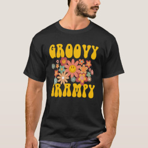 T-shirt Retro Super Grampy Matching Famille 1er anniversai