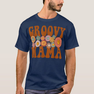 T-shirt Retro Super Mama Matching Famille 1er Anniversaire