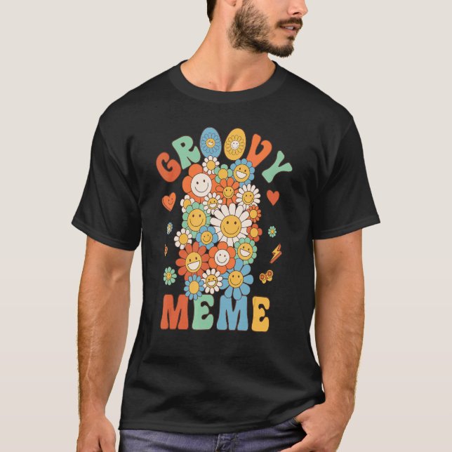 T-shirt Retro Super Mème Super Anniversaire Correspondance (Devant)