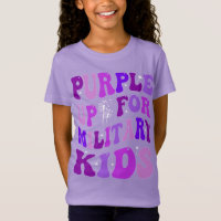 Retro super Militaire Mois Purple UpT-Shirt