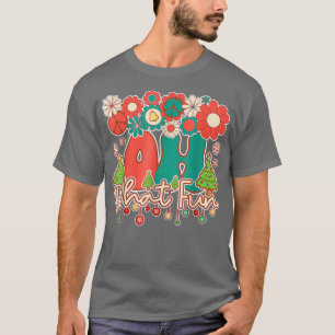 T-shirt Retro Super Oh Quel Amusant Joyeux Noël Famille Ma