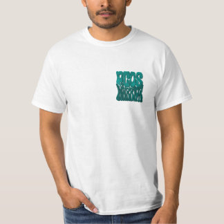 T-shirt Rétro Super PCOS WARRIOR Turquoise sensibilisation