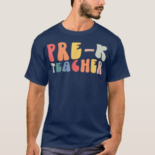 T-shirt Retro Super PréK Enseignant Vie Étudiant Premier j