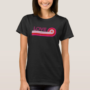 T-shirt Retro Super Valentines Jour Self Love Hippie Coeur