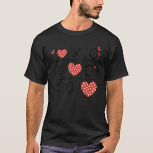 T-shirt Retro Super Valentines Robe de Jour Coeurs Xoxo En
