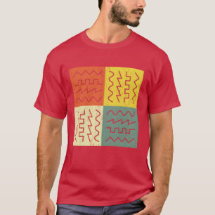 T-shirt Retro Synthesizer Waveform Musique électronique