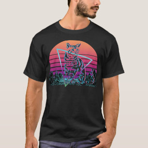 T-shirt rétro Tabby Cat