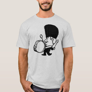 T-shirt Rétro tambour bas