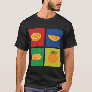 T-shirt Retro Tangerine Outfit Love Mandarin Orange Citrus