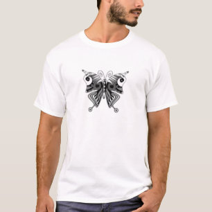 T-shirt Rétro tatouage 1 de papillon