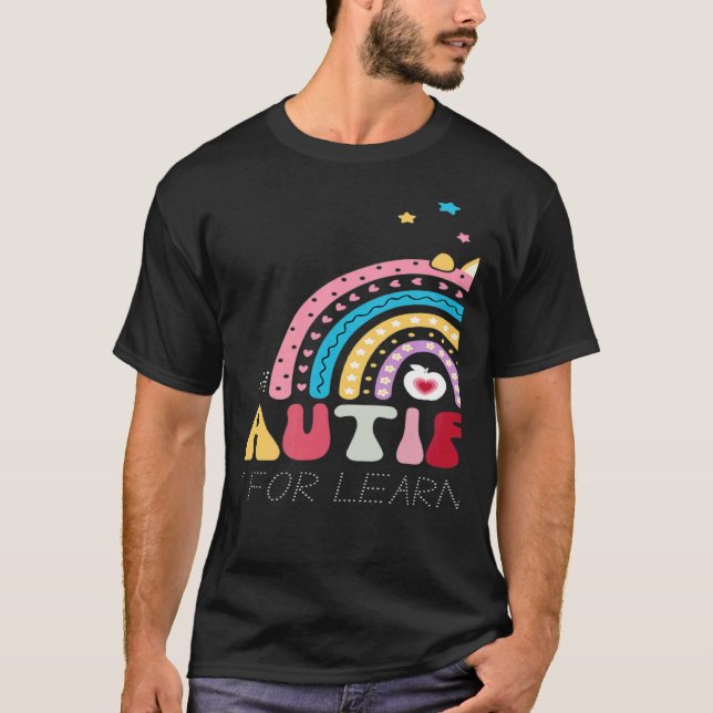 T-shirt Retro Teacher It's Beautiful Day For Learning Unic (Devant)