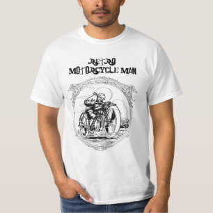 T-shirt Rétro tee - shirt vintage d'amusement d'homme de
