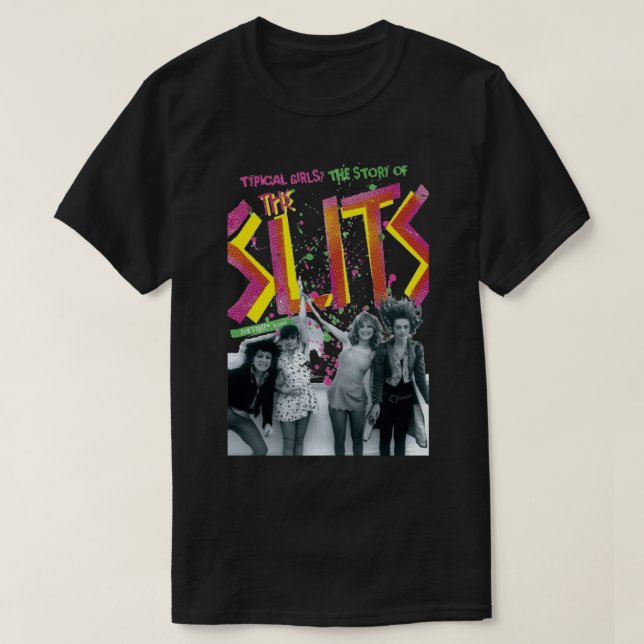 T-shirt Retro The Slits Band Rock Gift For Fans (Design devant)