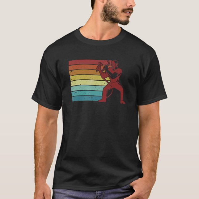 T-shirt Retro Tig Tack Mig Rig Inspector Technician Welder (Devant)