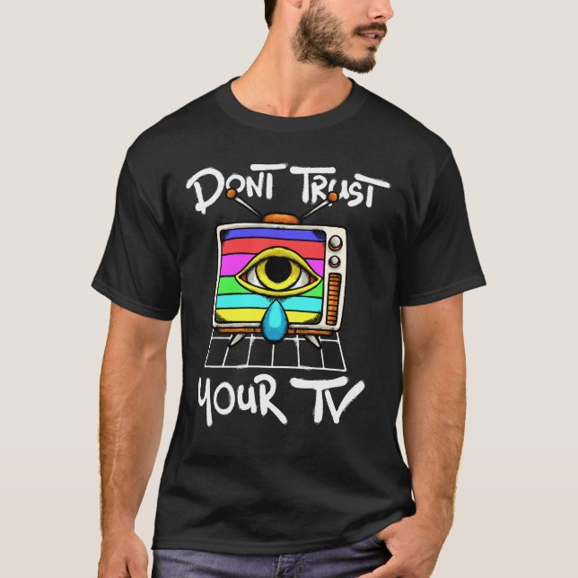 T-shirt retro TV streetwear (Devant)