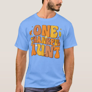 T-shirt Retro Une Tante De Remerciements Automne Happy Tha