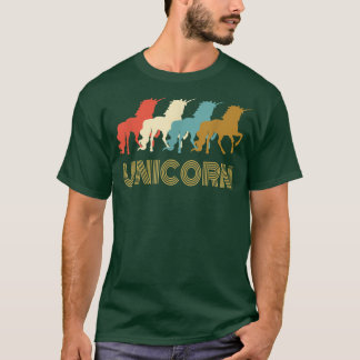T-shirt Retro Unicorn   Vintage Unicorn Tee 