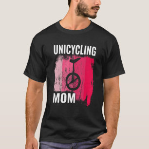 T-shirt Retro Unicyclist Unicycle Monocycle For Women Mom 