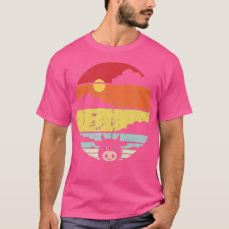 T-shirt Retro Vache Funny Vaches Amoureux Propriétaire Hom