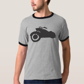 T-shirt rétro vélo dans le noir