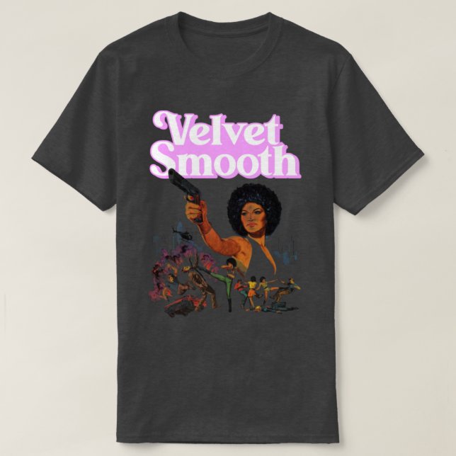 T-shirt Retro Velvet Smooth Cult Classic (Design devant)