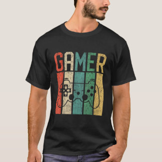 T-shirt Retro Video Joueur Joueur Cadeau