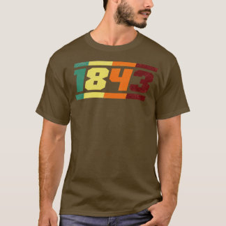 T-shirt Rétro Vintage 1843
