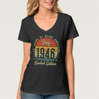 T-shirt Retro Vintage 1942 juillet 1942 80e anniversaire 1