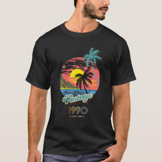 T-shirt Rétro Vintage Best Of 1990 T Awesome Depuis Birthd