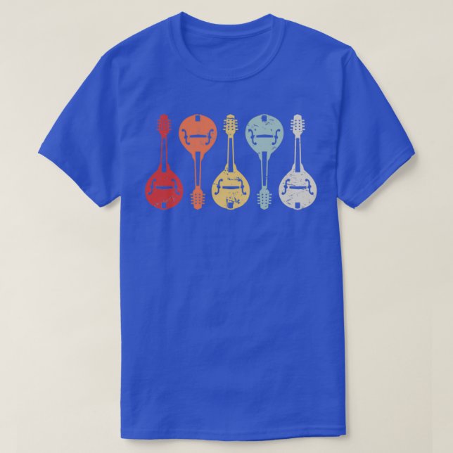 T-shirt Retro Vintage Bluegrass (Design devant)