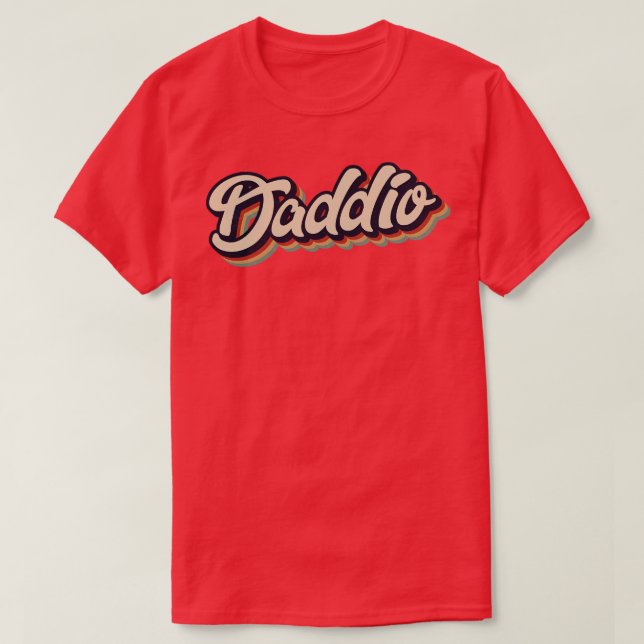 T-shirt Retro Vintage Daddio (Design devant)