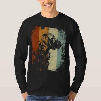 T-shirt Retro Vintage Design English Setter Dog