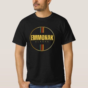 T-shirt Retro vintage Emmonak City Alaska State les années