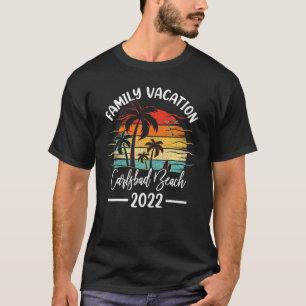 T-shirt Retro Vintage Family Vacation 2022 Californie Carl