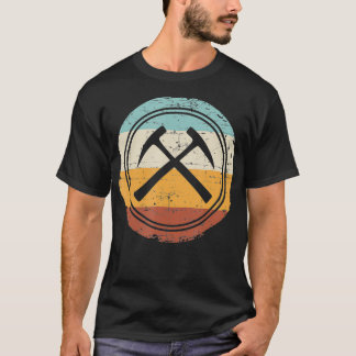 T-shirt Retro Vintage Geologist Geology Stone