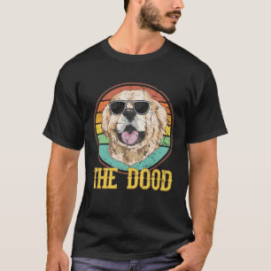 T-shirt Retro Vintage Goldendoodle Dood Dog