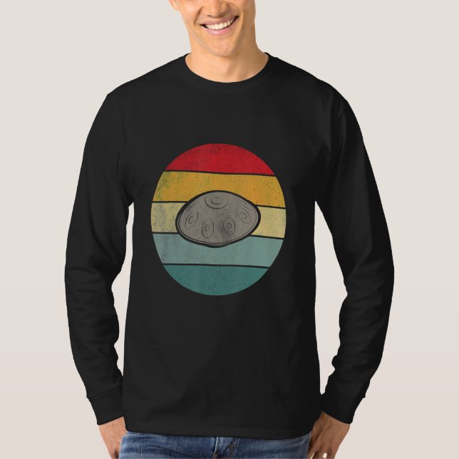 T-shirt Retro Vintage Handpan (Devant)