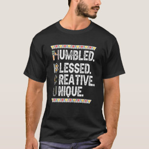 T-shirt Rétro Vintage Hbcu Humbled Creative Unique