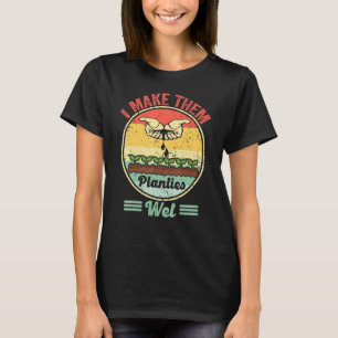 T-shirt Retro Vintage Je Les Rends Planties Plante Humide