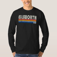 Retro Vintage les années 70 80s Style Ellsworth Io