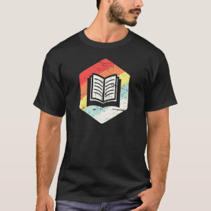 T-shirt Retro Vintage livre poète Anglais enseignant roman