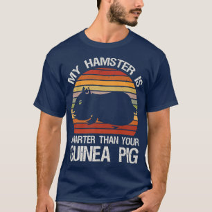 T-shirt Retro Vintage Mon hamster est plus intelligent que
