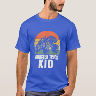 T-shirt Retro Vintage Monster Camion Voitures Amateurs Cad