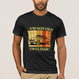 T-shirt rétro vintage pas vieux am classic papa